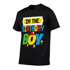 Im The Birthday Boy Game Gaming Family Matching  Fade-proof Color T-Shirt