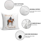 Halt X Salute Soft Home Decor Throw Pillow