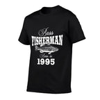 30 Year Old Fisherman Fishing 1995 30th Birthday  Cotton T-Shirt