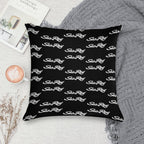 Sea Ray Double Black And White Print Soft Easy Maintenance Throw Pillow