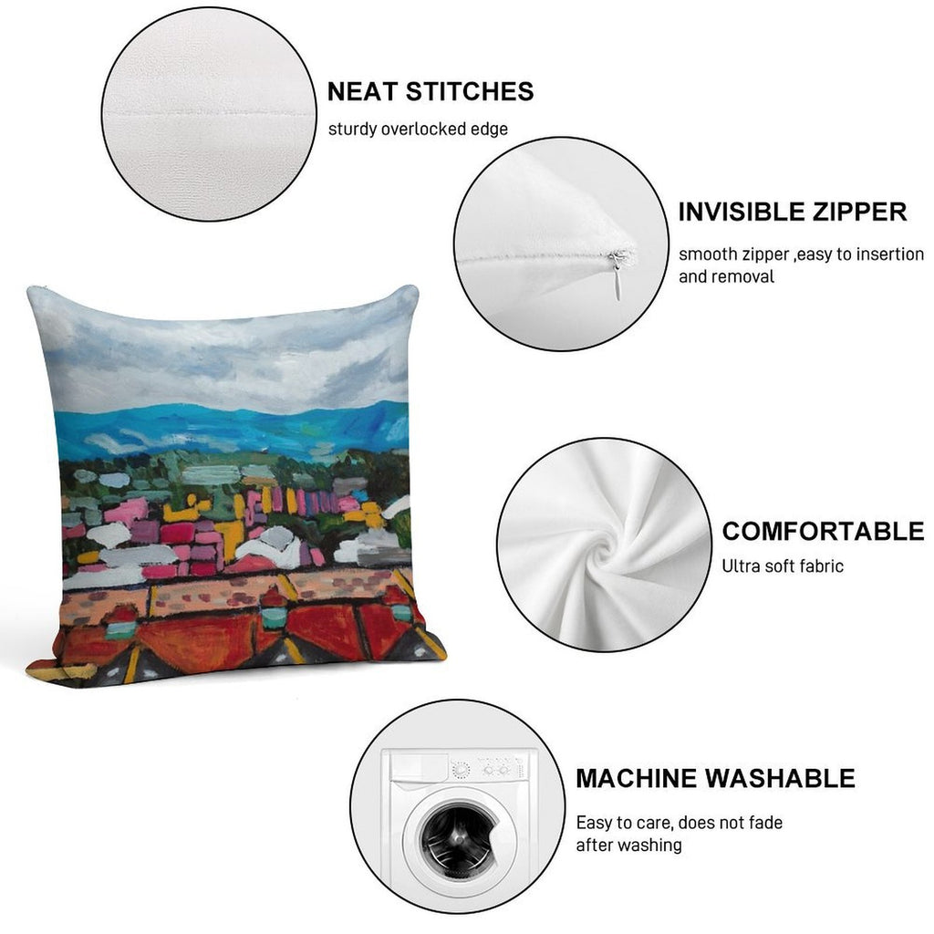 From The Guinness Brewery, Dublin Soft Reinforced Edging Throw Pillow