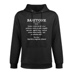 Baritone Definition Funny Orchestra Singer Quartet Moisture-Wicking Hoodie