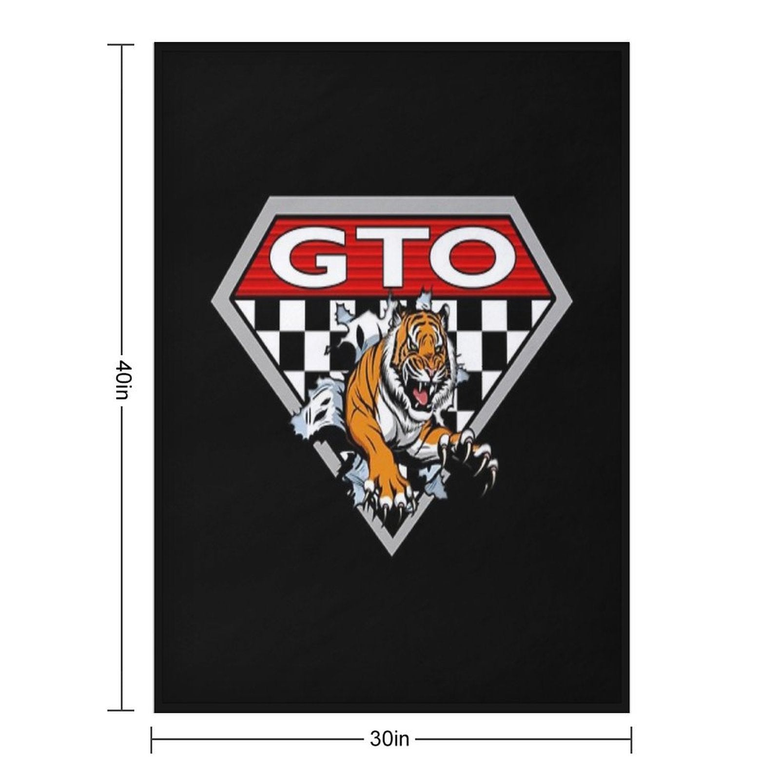 Pontiac GTO Tiger Shirt Gift-ready Throw Blanket