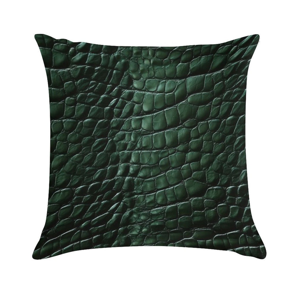 Crocodile Skin Soft Anti-Pilling Throw Pillow