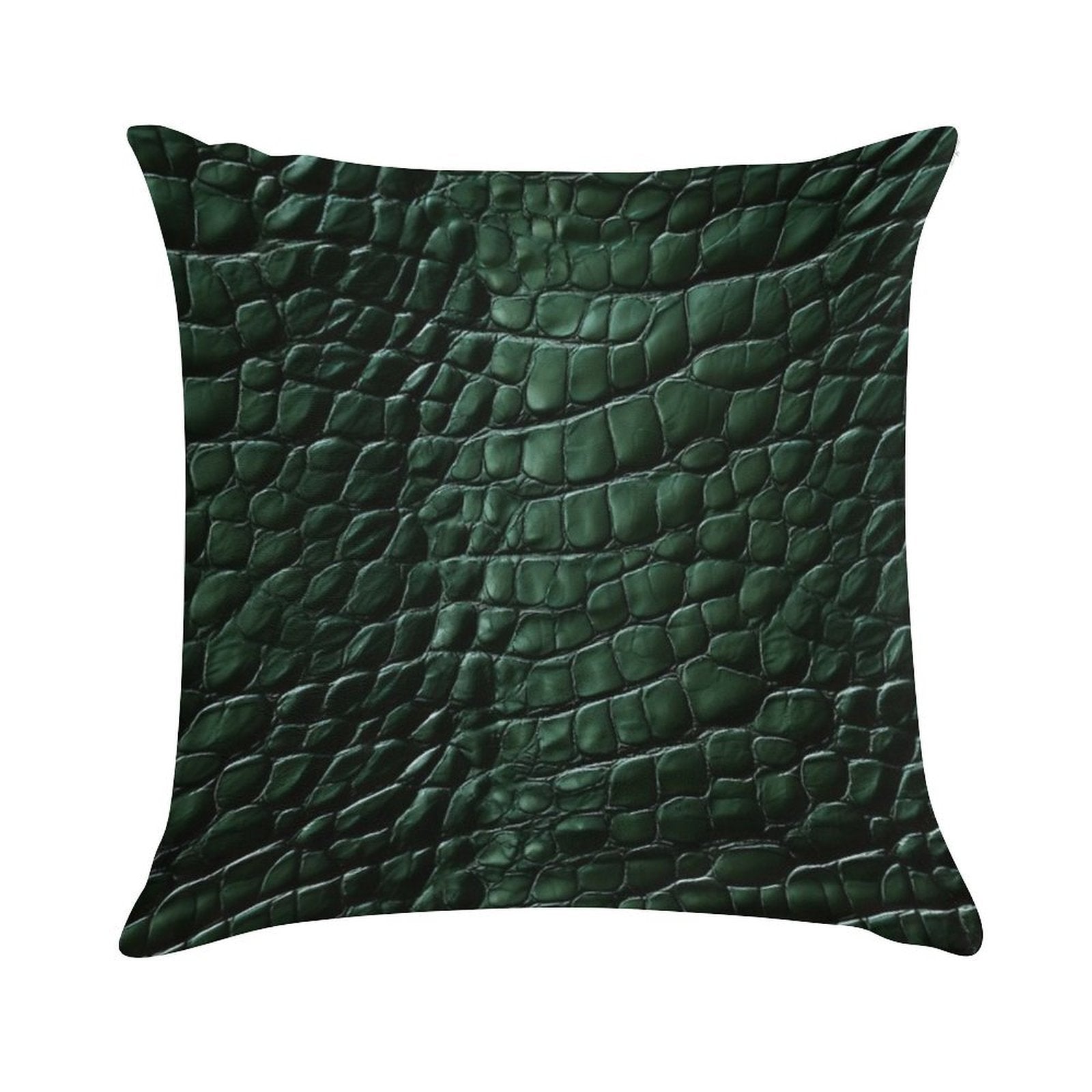 Crocodile Skin Soft Anti-Pilling Throw Pillow