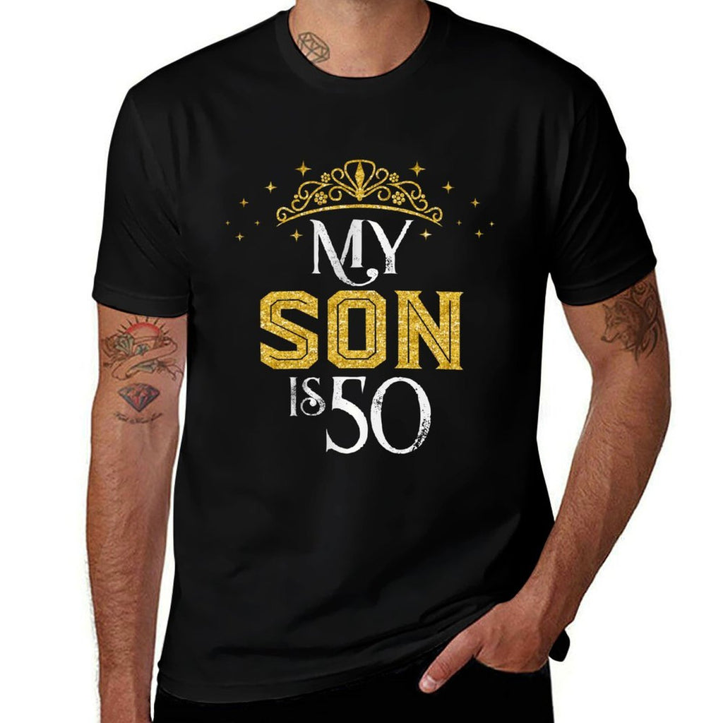 My Son Is 50 Years Old 1973 50th Birthday Gifts  Slim-fit Cut T-Shirt