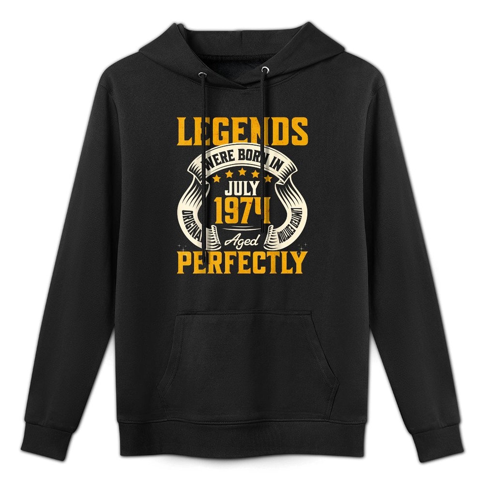50th Birthday July 1974 Legend 50 Years Old Man All-Day Comfort Hoodie