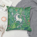 Unicorn Magic Soft Short Plush Fabric Throw Pillow