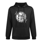 Tarot Astrology Sun Face And Skull Moon Mandala Pilling-Resistant Hoodie