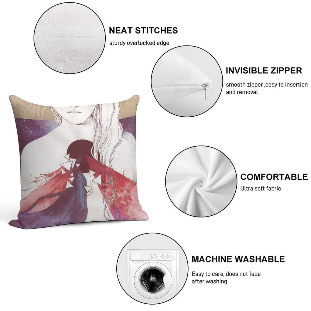 Supermassive Black Hole Soft Gift Ready Throw Pillow