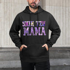 Shih Tzu Mama – Floral Dog Lover Design for Proud Pet Moms Premium Casual Wear Hoodie