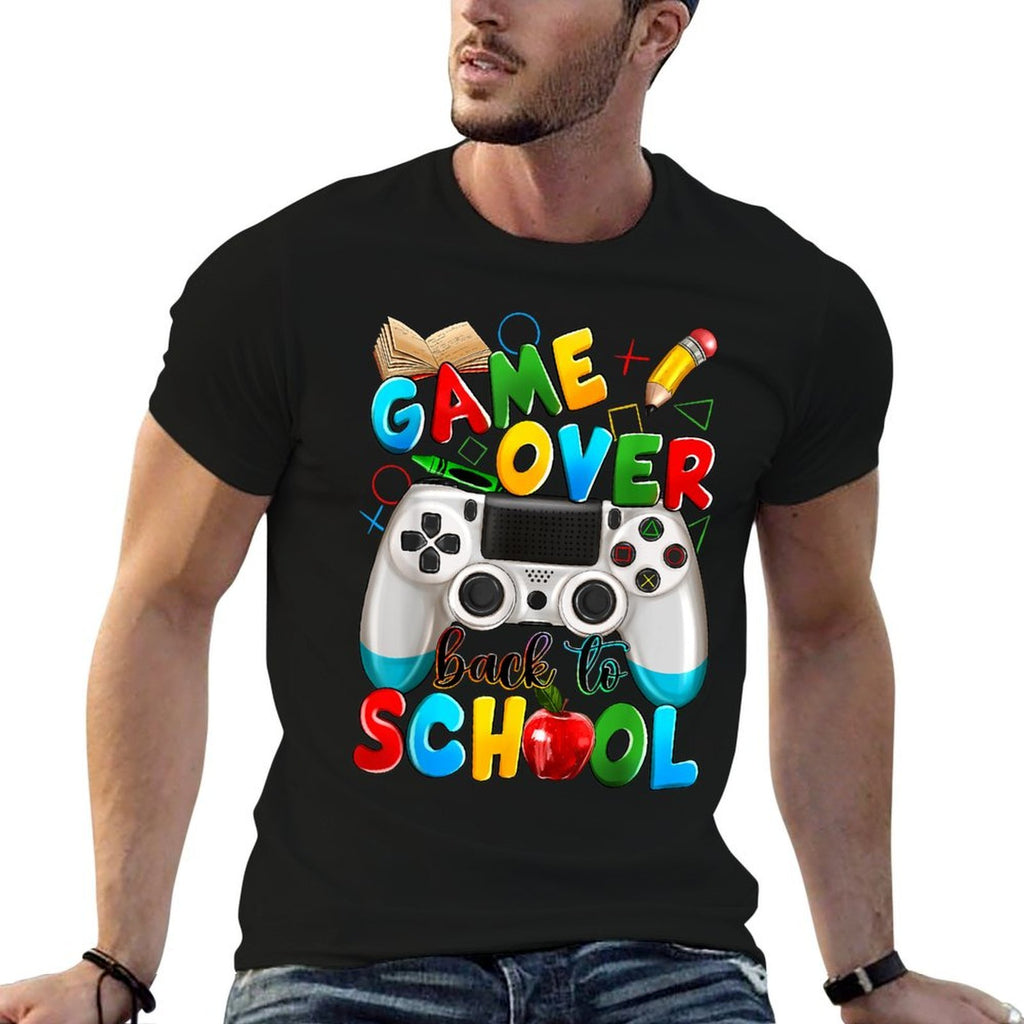 Game Over Back to School - Crush The School Year!  High-quality Stitching T-Shirt