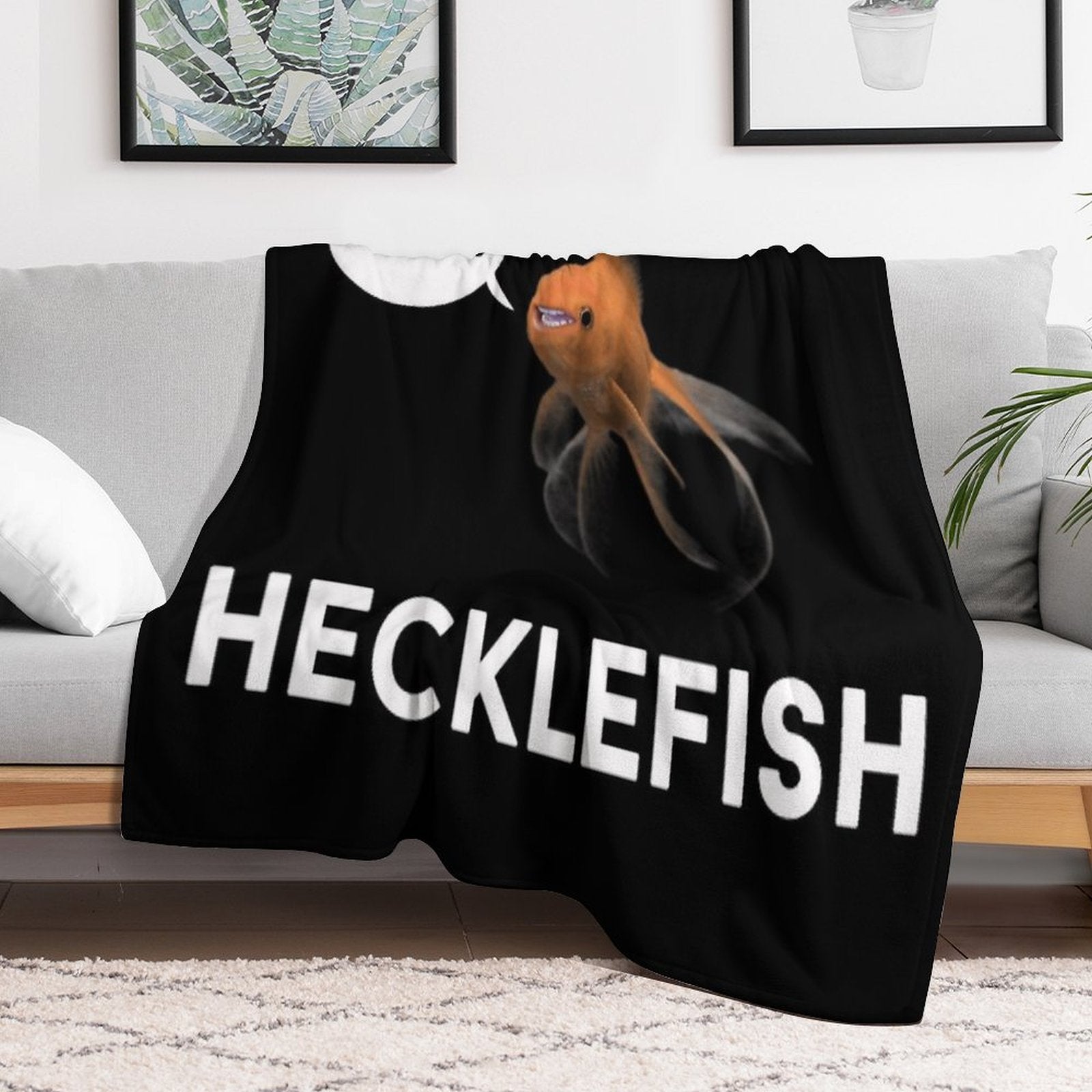 Hecklefish Shrink-resistant Throw Blanket