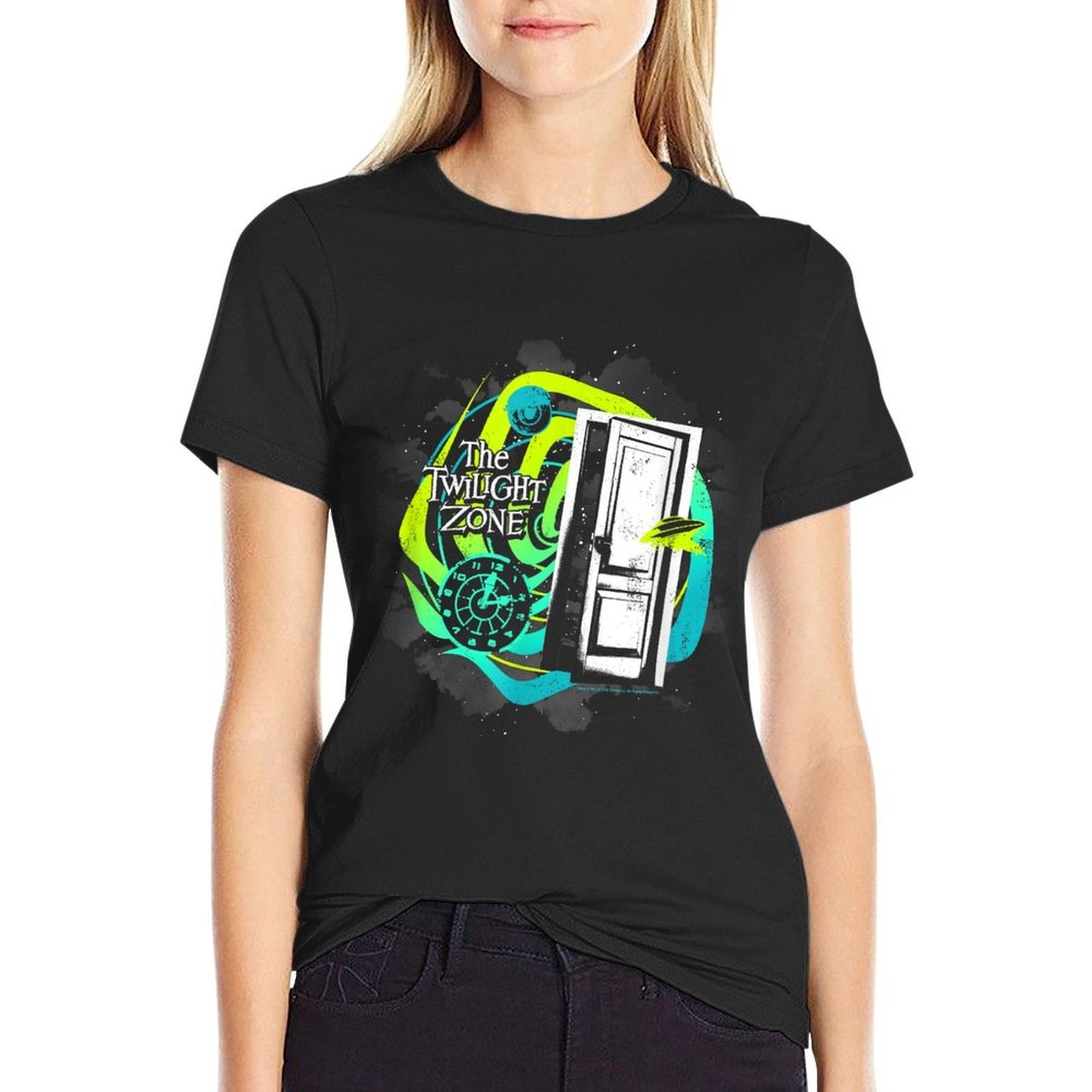 The Twilight Zone Galactic Mystery Logo  Trendy Pattern T-Shirt