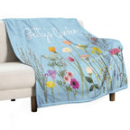 Betty's Garden Lightweight Throw Blanket