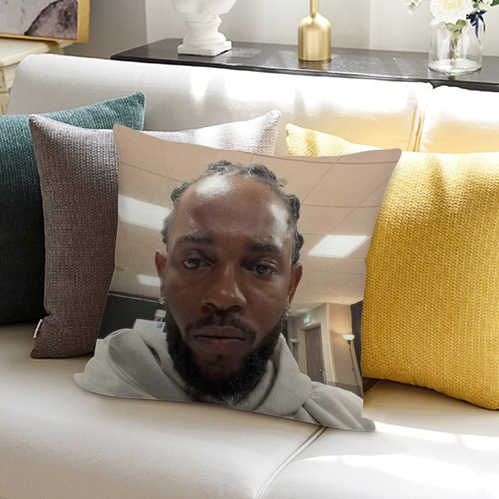 Kendrick Lamar Soft Ultra-Soft Texture Throw Pillow