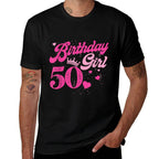 50th Birthday Girl Crown 50 Years Old Bday  Lightweight T-Shirt