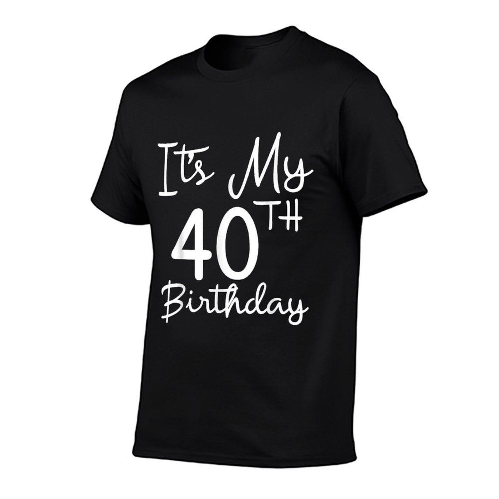 40th Bday Gift It&#39;s My 40th Birthday 40 Years Old Men Women  Vintage-inspired T-Shirt