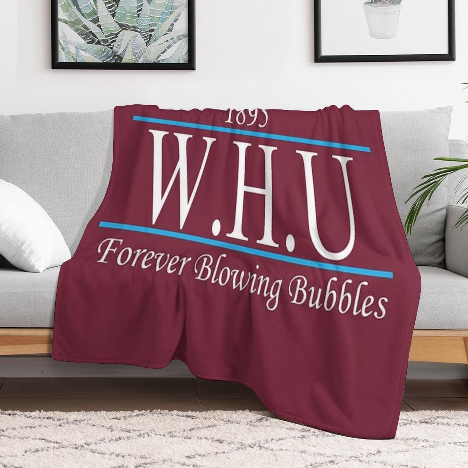 1895 Founding Years Sustainable Throw Blanket