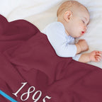 1895 Founding Years Sustainable Throw Blanket