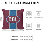 Colorado Oval Soft Shrink-Resistant Throw Pillow