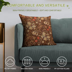 William Morris - Honeysucklea Soft Multiple Sizes Throw Pillow