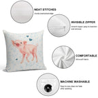 Cute Piglet by Maria Tiqwah Soft Decorative Cover Throw Pillow