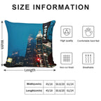 San Fran Evening Soft Luxury Feel Throw Pillow