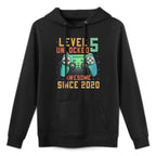 Kids Level 5 Unlocked 5th Birthday 5 Year Old Boy Gifts Gaming Machine Washable Hoodie