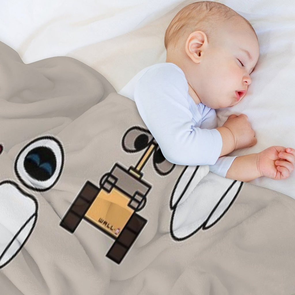 Wall-E And Eve Anti-pilling Throw Blanket