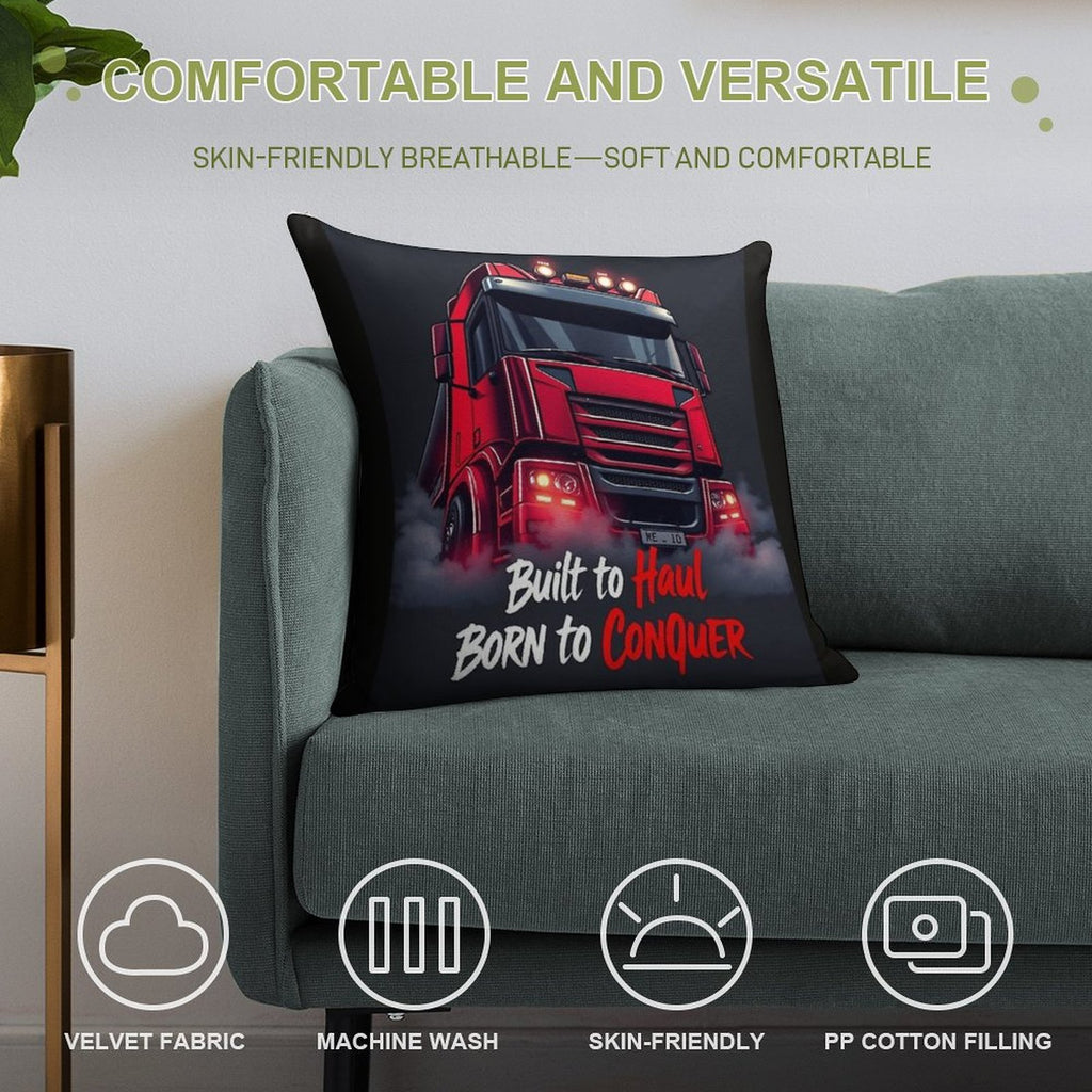Haul & Conquer Soft Style Accent Throw Pillow