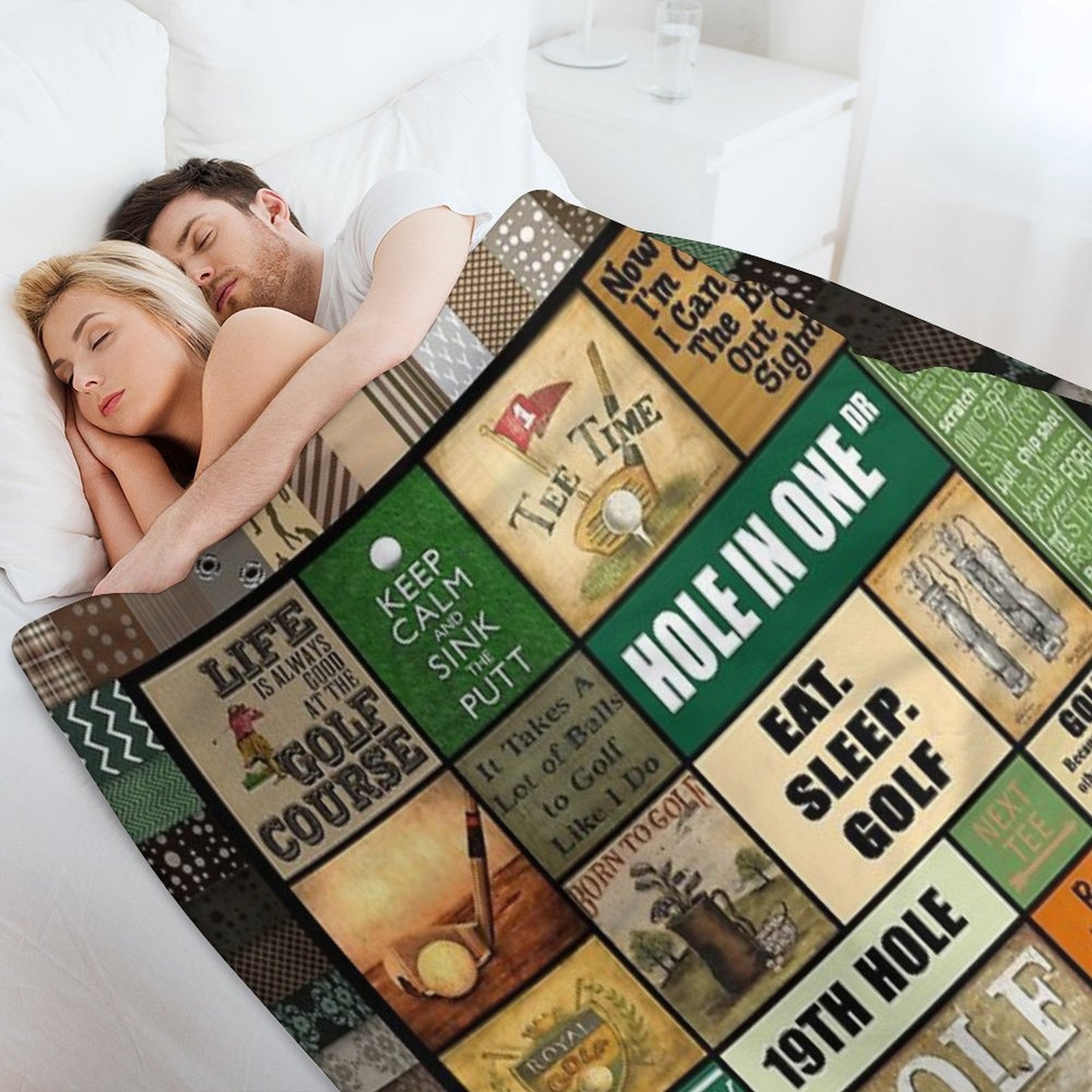 Golf - Golf Lover - Golf Life Wrinkle-free Throw Blanket