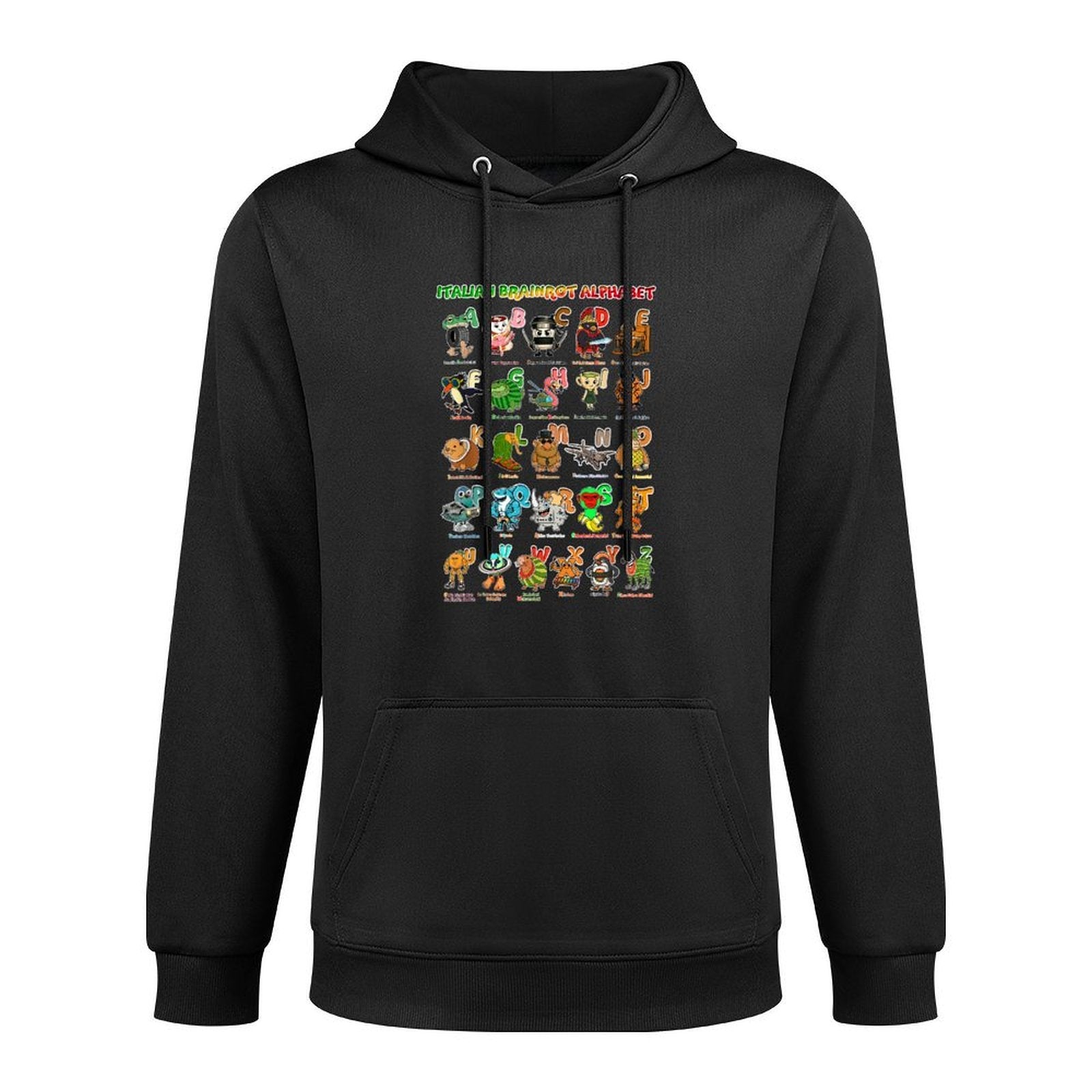 Italian Brain Rot Italian Brainrot Funny Memes Character Unisex Design Hoodie