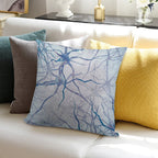 Neural Network, Illustration (C0470277) Soft Easy Maintenance Throw Pillow