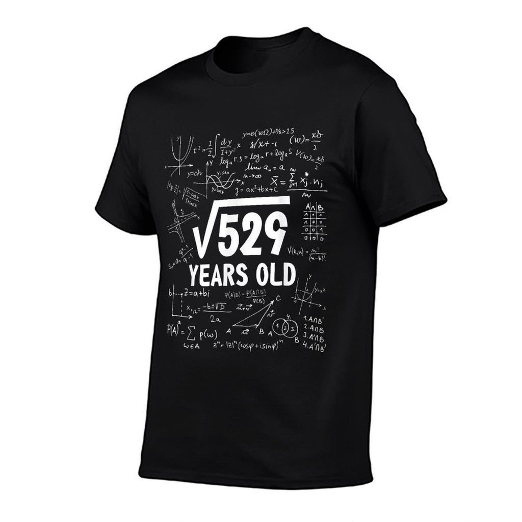 23 Years Old Funny 23rd Birthday Square Root 529  Easy-care T-Shirt