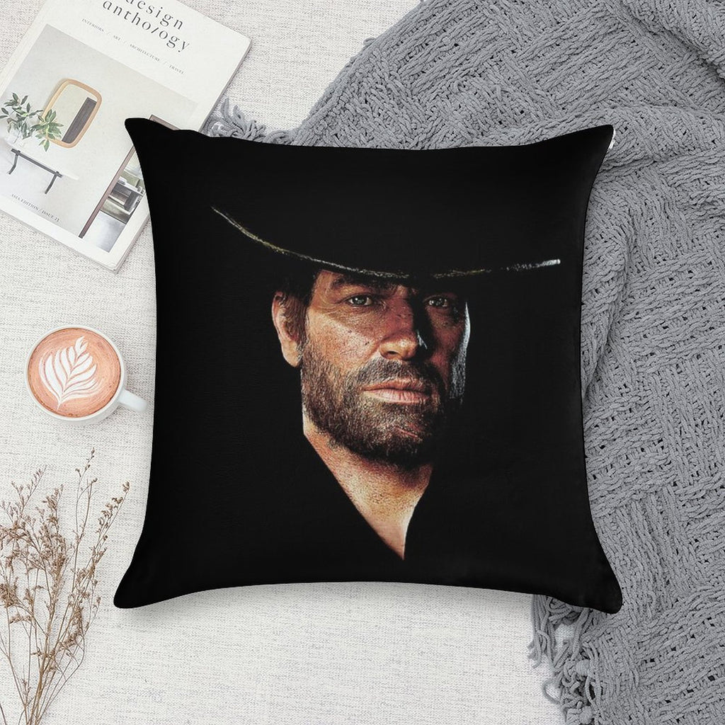 Arthur Morgan Soft Washable Throw Pillow