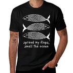Spread My Flaps Smell The Ocean Funny Raunchy Sardines Meme  Lightweight T-Shirt