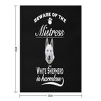 White German Shepherd Tshirt White German Shepherd Dog Shirt Tee Eco-conscious Throw Blanket