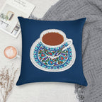 Turkish Coffee Soft Bedroom Essential Throw Pillow