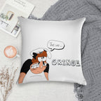 That Was Cringe  Pizza Tower Soft Home Decor Throw Pillow