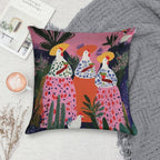 Drinking with Chickens #5 Soft High-Density Material Throw Pillow