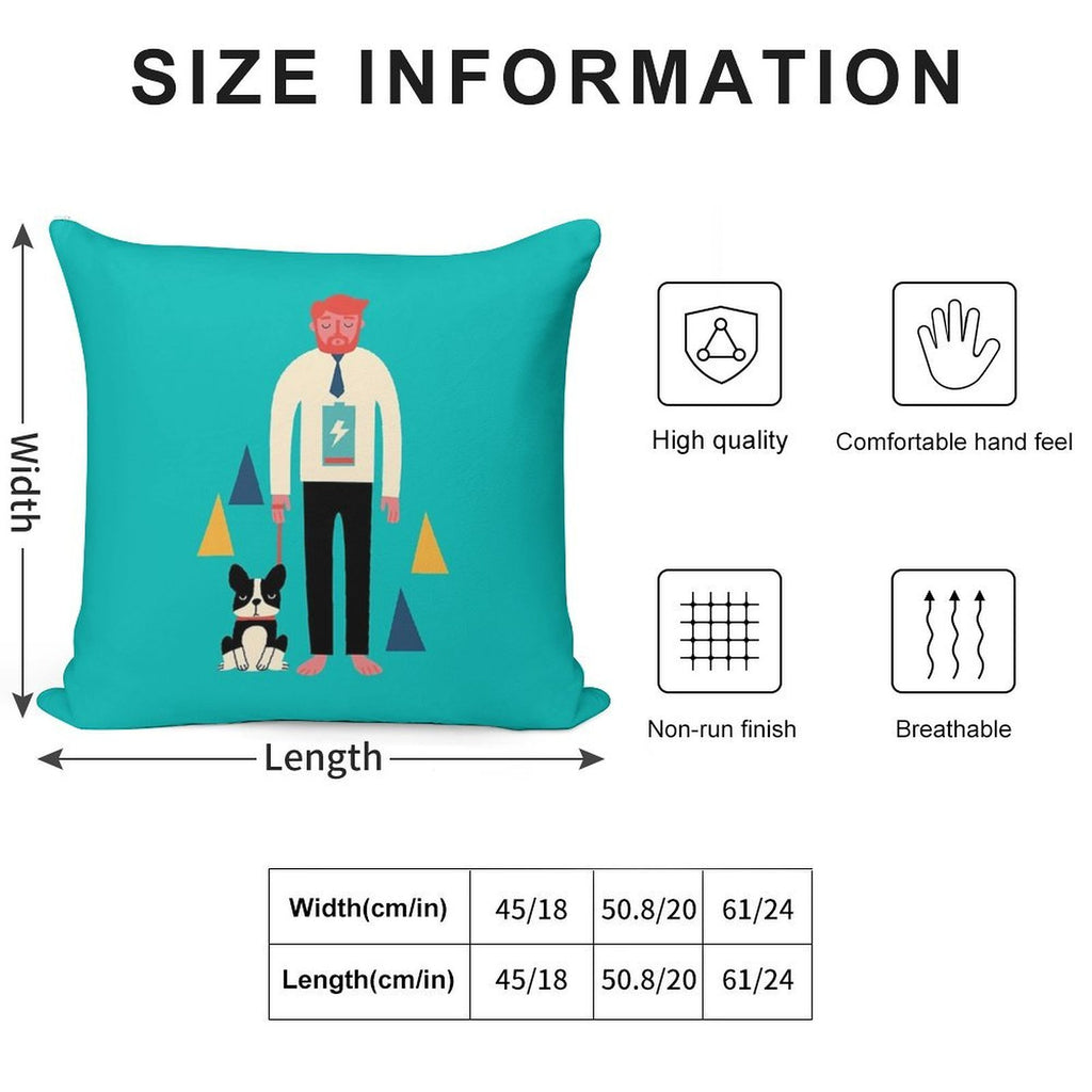 Powerless Soft Gift Ready Throw Pillow