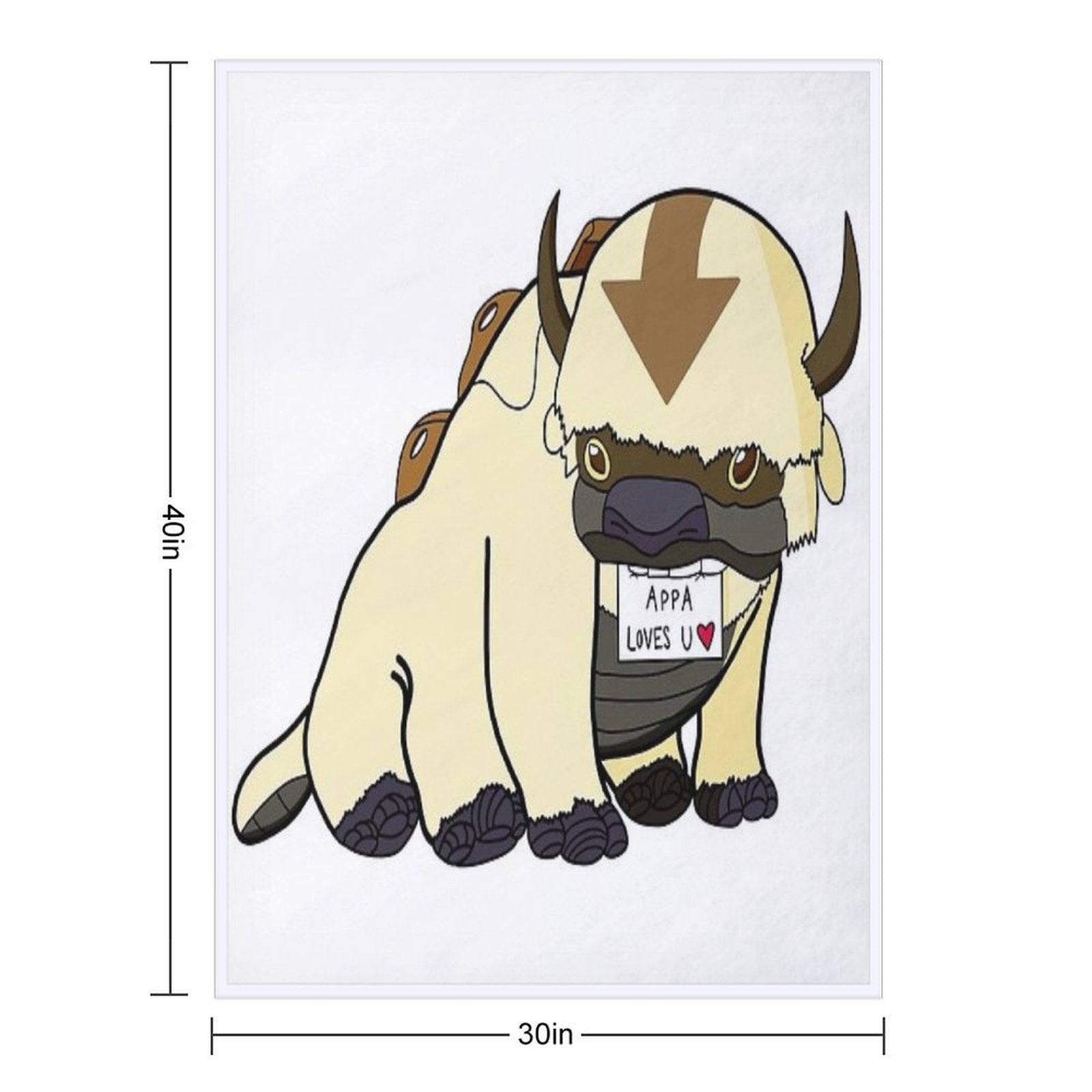 Appa Loves U Premium Throw Blanket