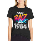 35th Birthday 80s Totally Rad Since 1984  Easy-care T-Shirt