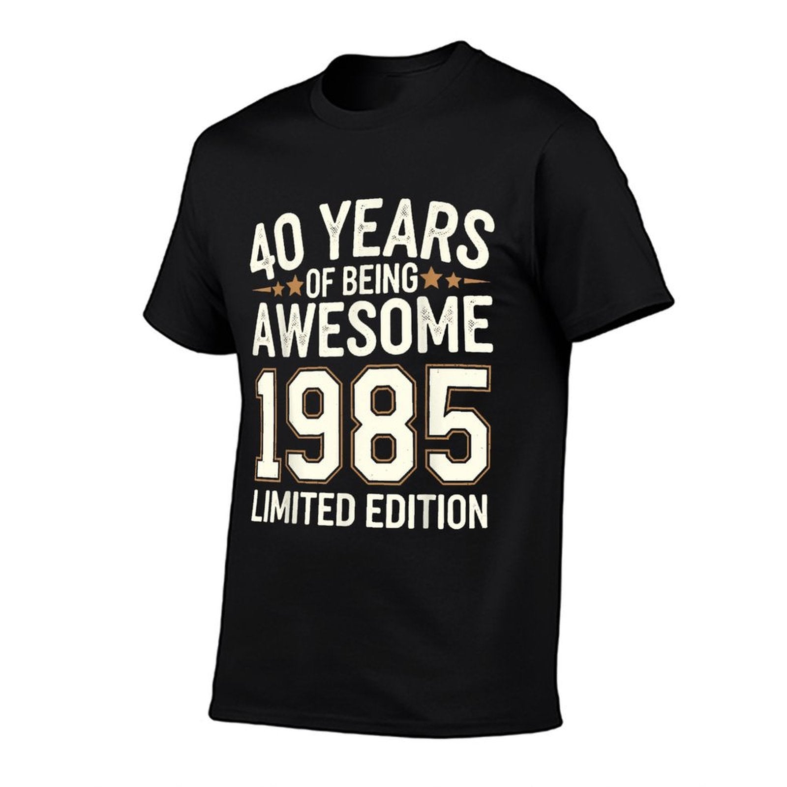 40 Year Birthday Decorations Men Gag 40yr 1985 40th Birthday  Trendy Pattern T-Shirt