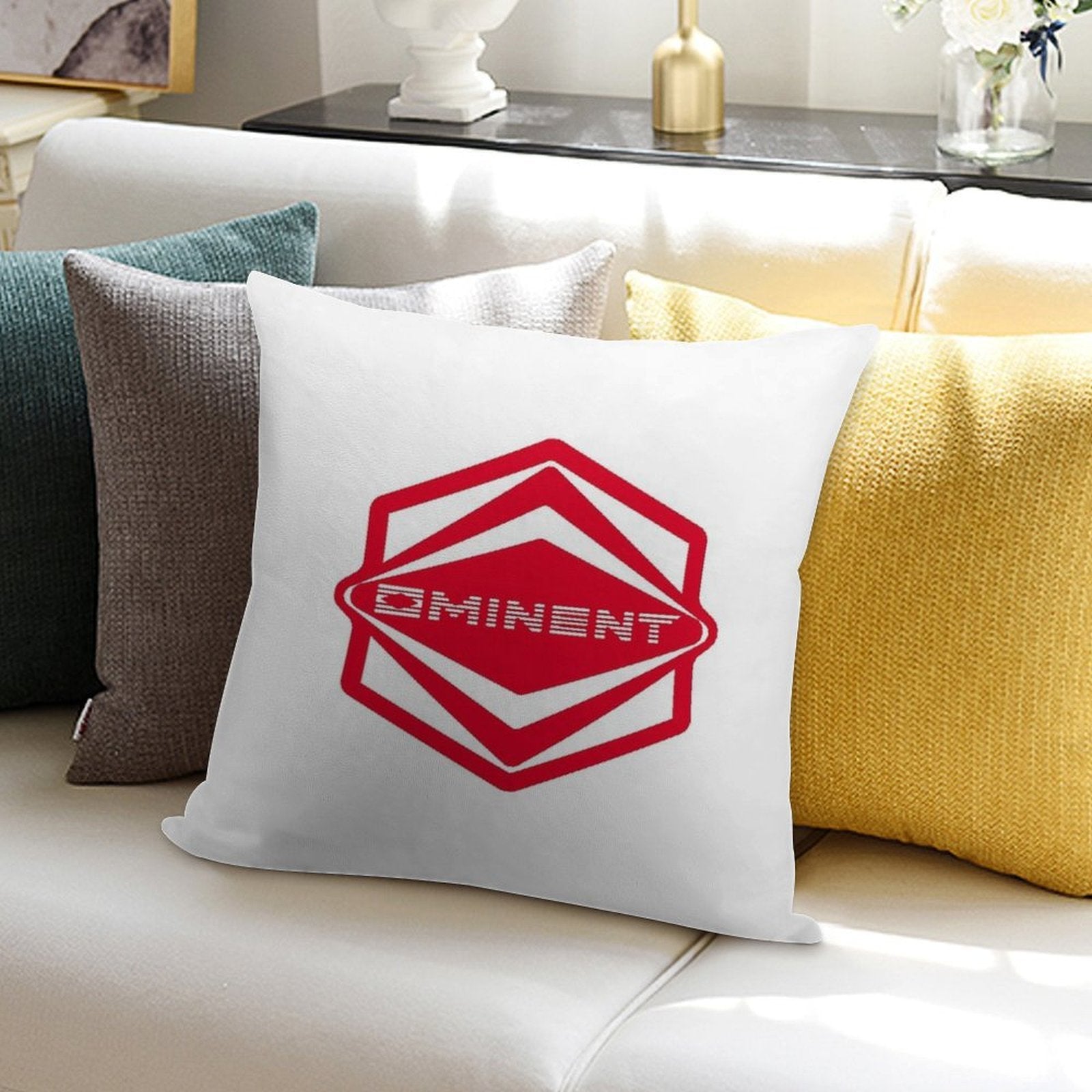 Grounded Ominent Soft Skin-Friendly Throw Pillow