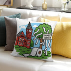 Toomer Auburn Soft Hidden Zipper Throw Pillow