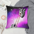 Expedition to The Heart Soft Reinforced Edging Throw Pillow