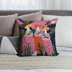 Drinking with Chickens #5 Soft High-Density Material Throw Pillow