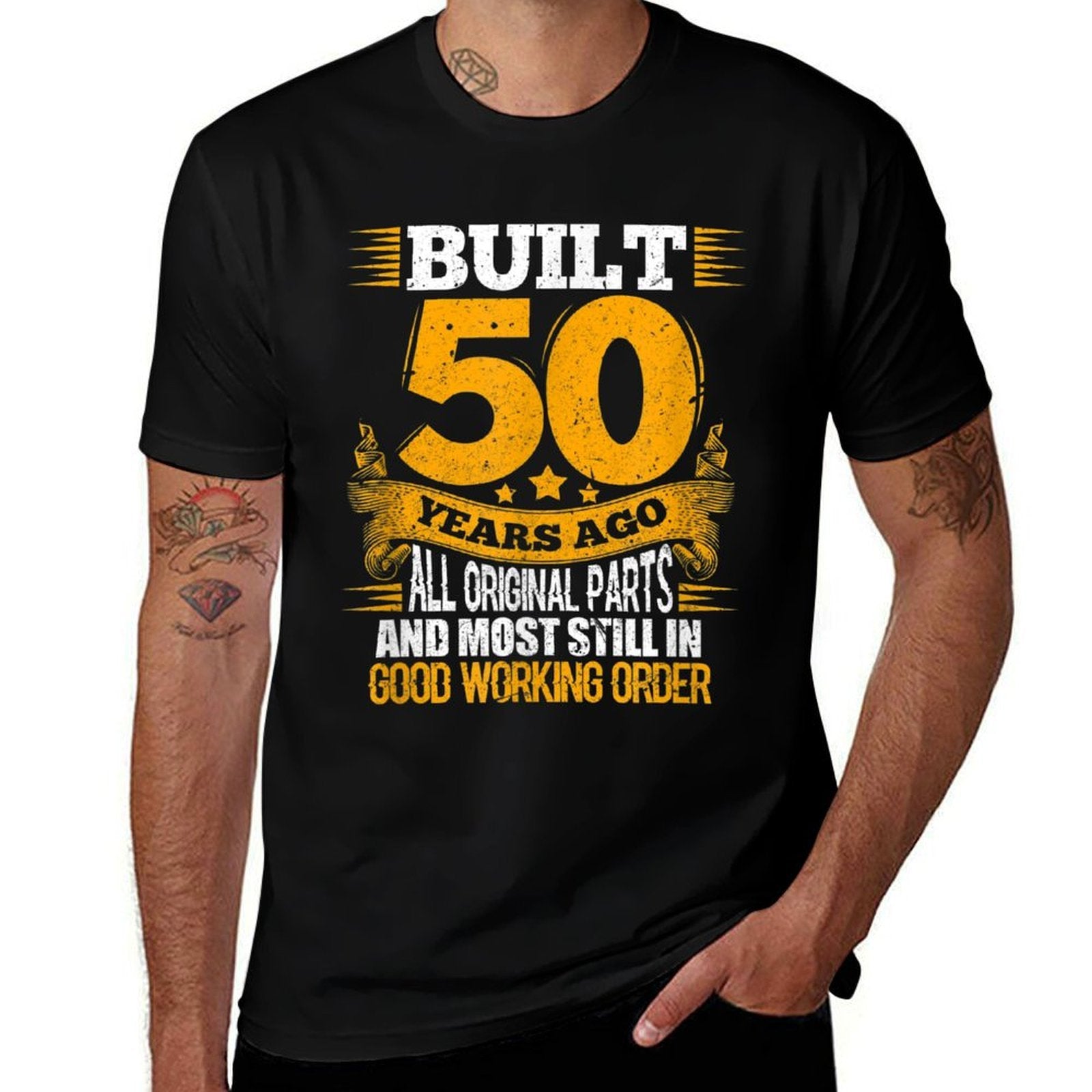 50th Birthday Party Tshirt for A 50 Year Old  Tagless Design T-Shirt